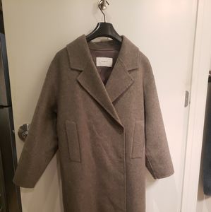New without tag| light grey tweed coat